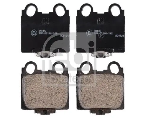 Bremsbelagsatz, Scheibenbremse Hinterachse FEBI BILSTEIN 170265 Bild Bremsbelagsatz, Scheibenbremse Hinterachse FEBI BILSTEIN 170265