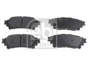 Bremsbelagsatz, Scheibenbremse Hinterachse FEBI BILSTEIN 170897