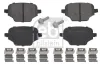 Bremsbelagsatz, Scheibenbremse Hinterachse FEBI BILSTEIN 171002