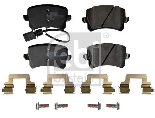 Bremsbelagsatz, Scheibenbremse Hinterachse FEBI BILSTEIN 172168 Bild Bremsbelagsatz, Scheibenbremse Hinterachse FEBI BILSTEIN 172168