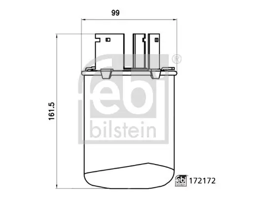 Kraftstofffilter FEBI BILSTEIN 172172 Bild Kraftstofffilter FEBI BILSTEIN 172172