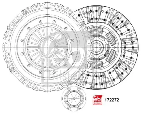 Kupplungssatz FEBI BILSTEIN 172272