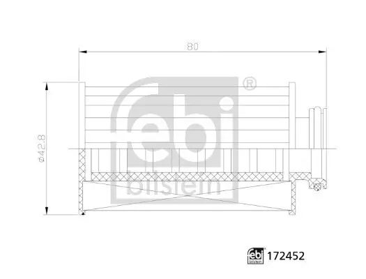 Harnstofffilter FEBI BILSTEIN 172452 Bild Harnstofffilter FEBI BILSTEIN 172452