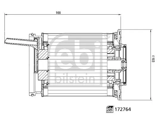 Kraftstofffilter FEBI BILSTEIN 172764 Bild Kraftstofffilter FEBI BILSTEIN 172764