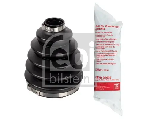 Faltenbalgsatz, Antriebswelle radseitig Vorderachse links Vorderachse rechts FEBI BILSTEIN 172965 Bild Faltenbalgsatz, Antriebswelle radseitig Vorderachse links Vorderachse rechts FEBI BILSTEIN 172965