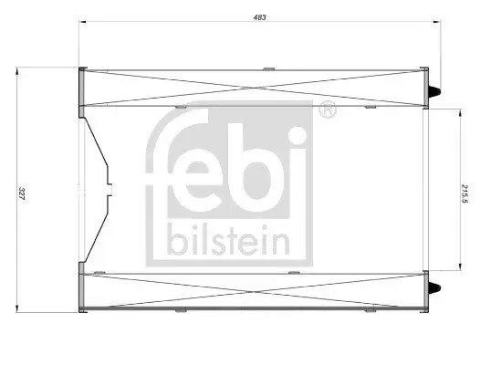 Luftfilter FEBI BILSTEIN 173197 Bild Luftfilter FEBI BILSTEIN 173197