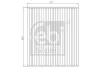 Filter, Innenraumluft FEBI BILSTEIN 173280 Bild Filter, Innenraumluft FEBI BILSTEIN 173280