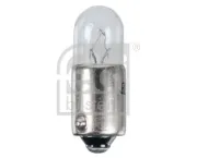 Glühlampe, Kennzeichenleuchte 24 V 4 W T4W Kugellampe FEBI BILSTEIN 173296