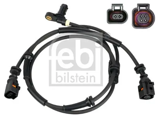 Sensor, Raddrehzahl Hinterachse links Hinterachse rechts FEBI BILSTEIN 174636