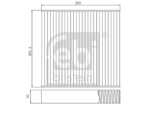 Filter, Innenraumluft FEBI BILSTEIN 174913 Bild Filter, Innenraumluft FEBI BILSTEIN 174913