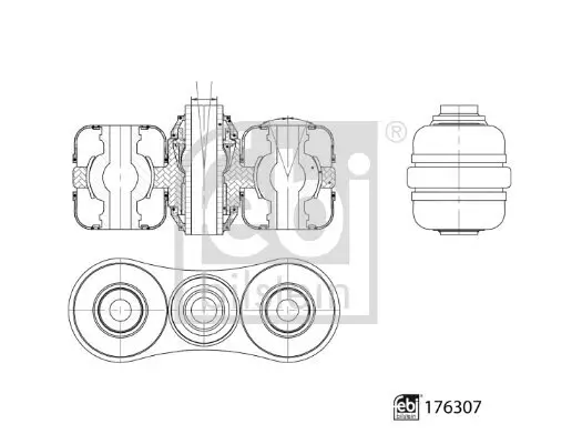 Lenker, Radaufhängung FEBI BILSTEIN 176307 Bild Lenker, Radaufhängung FEBI BILSTEIN 176307