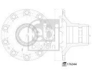 Bremssattel Vorderachse rechts FEBI BILSTEIN 178171