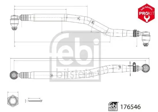 Radnabe Vorderachse links Vorderachse rechts FEBI BILSTEIN 178316 Bild Radnabe Vorderachse links Vorderachse rechts FEBI BILSTEIN 178316