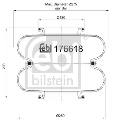 Nockenwelle Auslassseite FEBI BILSTEIN 178379 Bild Nockenwelle Auslassseite FEBI BILSTEIN 178379