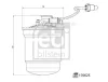 Kraftstofffilter FEBI BILSTEIN 176625 Bild Kraftstofffilter FEBI BILSTEIN 176625