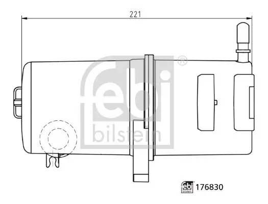 Kraftstofffilter FEBI BILSTEIN 176830 Bild Kraftstofffilter FEBI BILSTEIN 176830