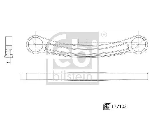 Lenker, Radaufhängung FEBI BILSTEIN 177102 Bild Lenker, Radaufhängung FEBI BILSTEIN 177102