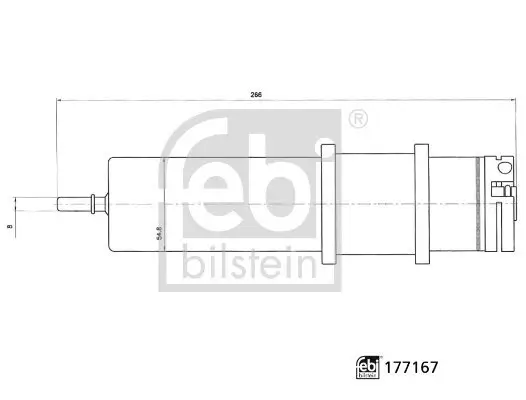 Kraftstofffilter FEBI BILSTEIN 177167 Bild Kraftstofffilter FEBI BILSTEIN 177167