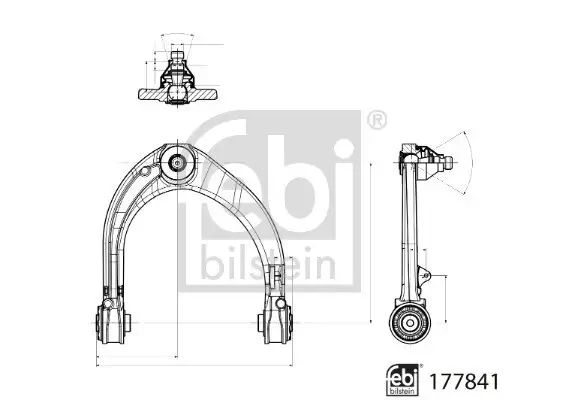 Lenker, Radaufhängung FEBI BILSTEIN 177841 Bild Lenker, Radaufhängung FEBI BILSTEIN 177841