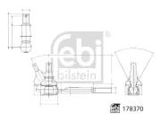 Deckel, Ölfiltergehäuse FEBI BILSTEIN 180090
