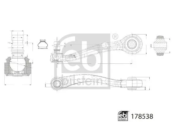 Lenker, Radaufhängung FEBI BILSTEIN 178538 Bild Lenker, Radaufhängung FEBI BILSTEIN 178538