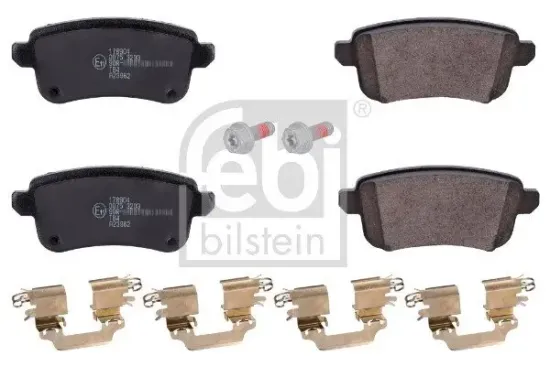 Bremsbelagsatz, Scheibenbremse Hinterachse FEBI BILSTEIN 178904 Bild Bremsbelagsatz, Scheibenbremse Hinterachse FEBI BILSTEIN 178904