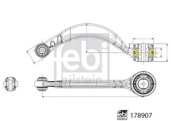 Lenker, Radaufhängung FEBI BILSTEIN 178907 Bild Lenker, Radaufhängung FEBI BILSTEIN 178907