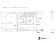 Bremsbelagsatz, Scheibenbremse Vorderachse FEBI BILSTEIN 180622