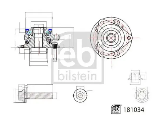 Radlagersatz FEBI BILSTEIN 181034 Bild Radlagersatz FEBI BILSTEIN 181034