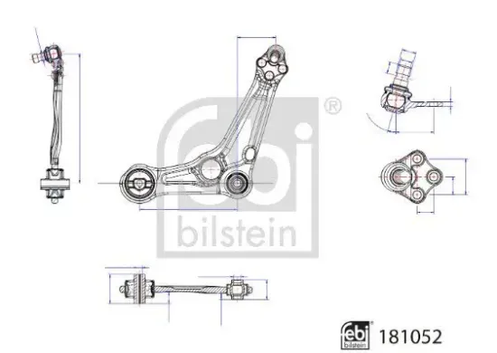 Lenker, Radaufhängung FEBI BILSTEIN 181052 Bild Lenker, Radaufhängung FEBI BILSTEIN 181052