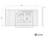 Filter, Innenraumluft FEBI BILSTEIN 182548 Bild Filter, Innenraumluft FEBI BILSTEIN 182548