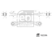 Lenker, Radaufhängung Hinterachse links FEBI BILSTEIN 182596