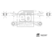 Lenker, Radaufhängung Hinterachse rechts FEBI BILSTEIN 182597