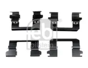 Zubehörsatz, Scheibenbremsbelag Vorderachse FEBI BILSTEIN 182722