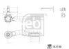 Spurstangenkopf Vorderachse rechts FEBI BILSTEIN 183180 Bild Spurstangenkopf Vorderachse rechts FEBI BILSTEIN 183180