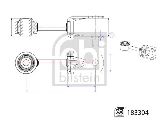 Stange/Strebe, Stabilisator FEBI BILSTEIN 183304