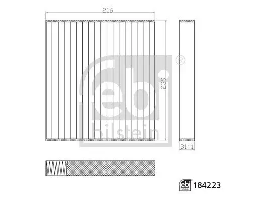 Bremssattel Vorderachse rechts FEBI BILSTEIN 186225