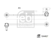 Stange/Strebe, Stabilisator Vorderachse links Vorderachse rechts FEBI BILSTEIN 184407