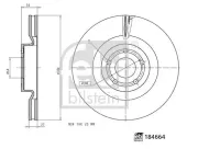 Bremsscheibe Vorderachse FEBI BILSTEIN 184664