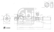 Axialgelenk, Spurstange FEBI BILSTEIN 185059