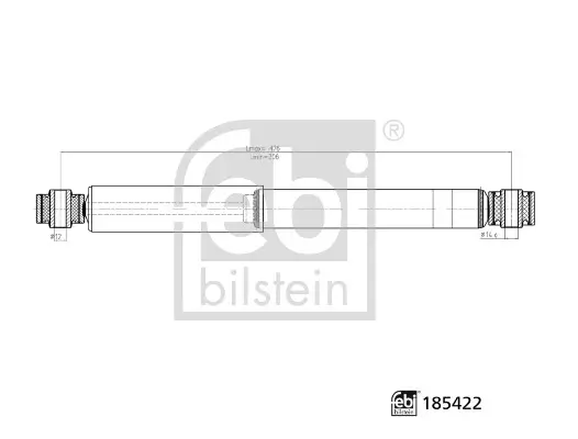 Stoßdämpfer FEBI BILSTEIN 185422