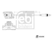 NOx-Sensor, Harnstoffeinspritzung FEBI BILSTEIN 185696