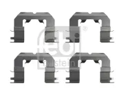 Zubehörsatz, Scheibenbremsbelag Vorderachse Hinterachse FEBI BILSTEIN 185711