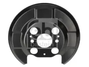 Spritzblech, Bremsscheibe Hinterachse links Hinterachse rechts FEBI BILSTEIN 186132