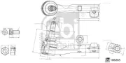 Spurstangenkopf FEBI BILSTEIN 186265