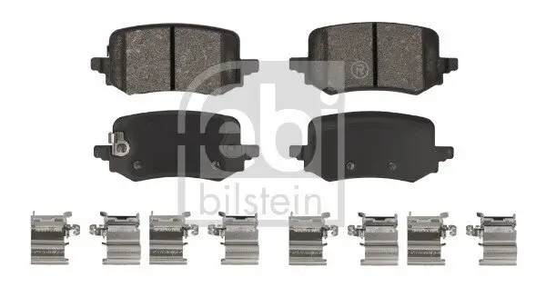 Bremsbelagsatz, Scheibenbremse Hinterachse FEBI BILSTEIN 186404