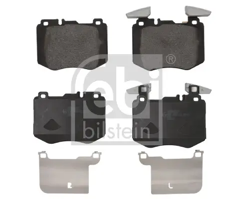 Bremsbelagsatz, Scheibenbremse Vorderachse FEBI BILSTEIN 186406 Bild Bremsbelagsatz, Scheibenbremse Vorderachse FEBI BILSTEIN 186406