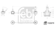Stange/Strebe, Stabilisator Hinterachse links Hinterachse rechts FEBI BILSTEIN 192879