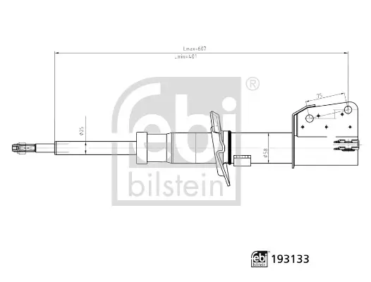 Stoßdämpfer FEBI BILSTEIN 193133 Bild Stoßdämpfer FEBI BILSTEIN 193133