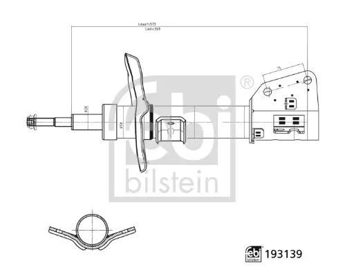 Stoßdämpfer FEBI BILSTEIN 193139